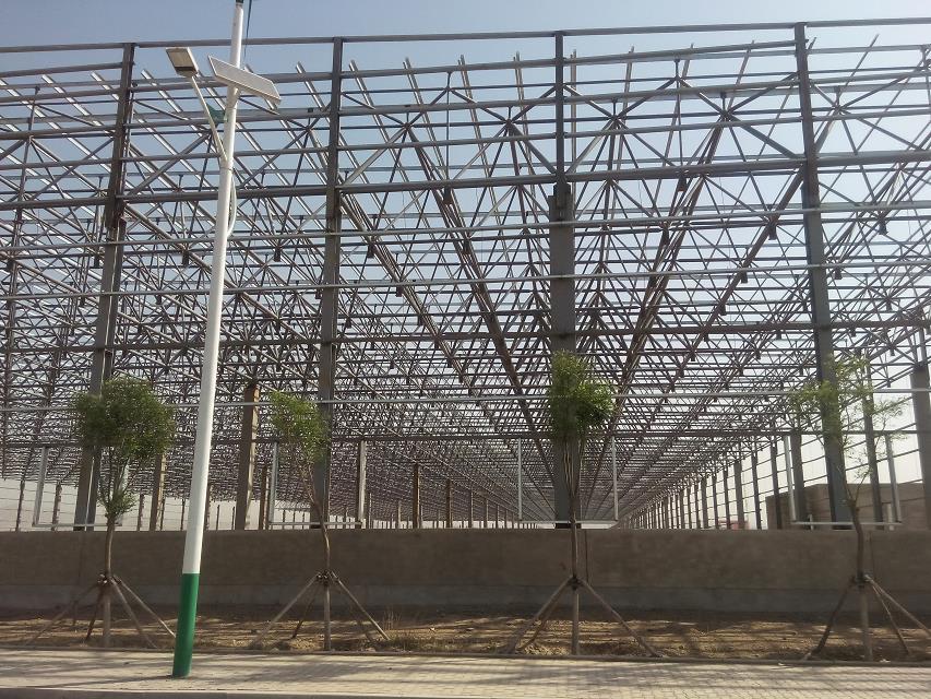 娄底汽车工业厂房网架